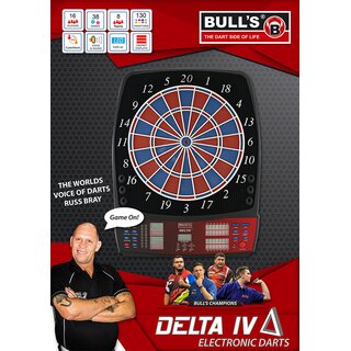 BULLS Delta IV mit Russ Bray-Stimme Elektronik Dartboard